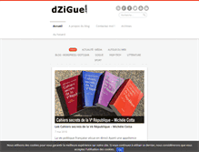 Tablet Screenshot of dzigue.com
